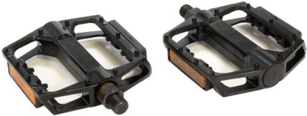 Педали МТВ PD-TX805 Al 1/2" отражатели 110 х 100 мм шипы черный
