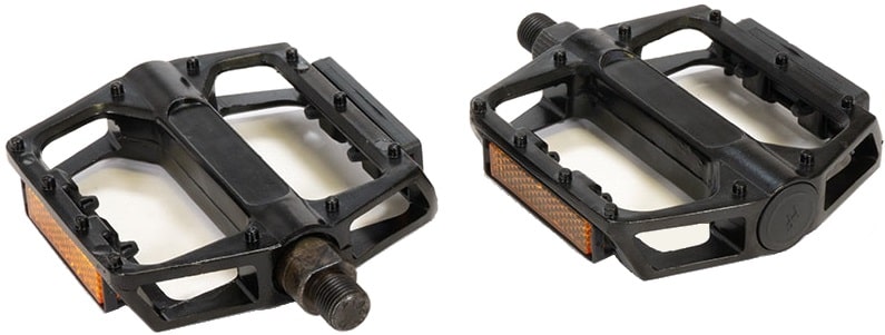 Педали МТВ PD-TX805 Al 1/2" отражатели 110 х 100 мм шипы черный Педали МТВ PD-TX805 Al 1/2" отражатели 110 х 100 мм шипы черный