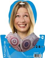 Бандана M-WAVE Crazy Rings полиэстер с м/фиброй 24х48 см серый/фиолетовый 5-715127