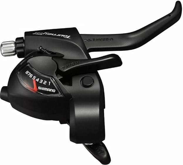 Шифтер/тормоз Shimano Tourney TX800 8 ск трос 2050 мм черный Н Шифтер/тормоз Shimano Tourney TX800 8 ск трос 2050 мм черный Н