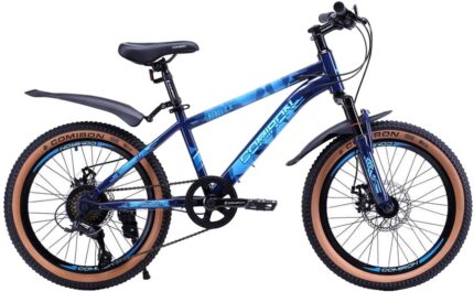 Велосипед детский 20" COMIRON Rebel 2.0 disc 12" (синий/голубой) 12,5 кг (7 ск) 685579