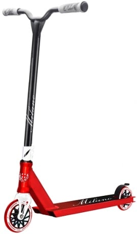 Самокат HAEVNER Milano Al колеса Al/PU 110 мм красный/белый Самокат HAEVNER Milano Al колеса Al/PU 110 мм красный/белый