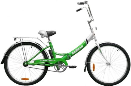 Велосипед складной 24" БАЙКАЛ 2408 14"(зеленый) 16,5 кг (1ск)