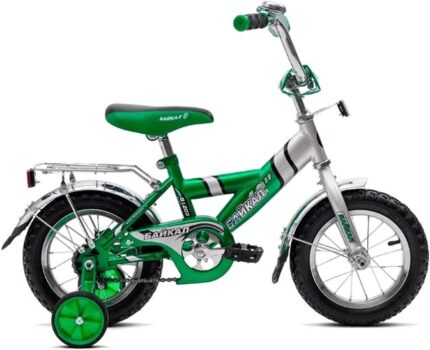 Велосипед детский 12" БАЙКАЛ В-1203 (зеленый) 8,7 кг (1 ск)