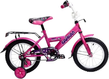 Велосипед детский 14" БАЙКАЛ В-1403 (розовый)  9,1 кг (1 ск)
