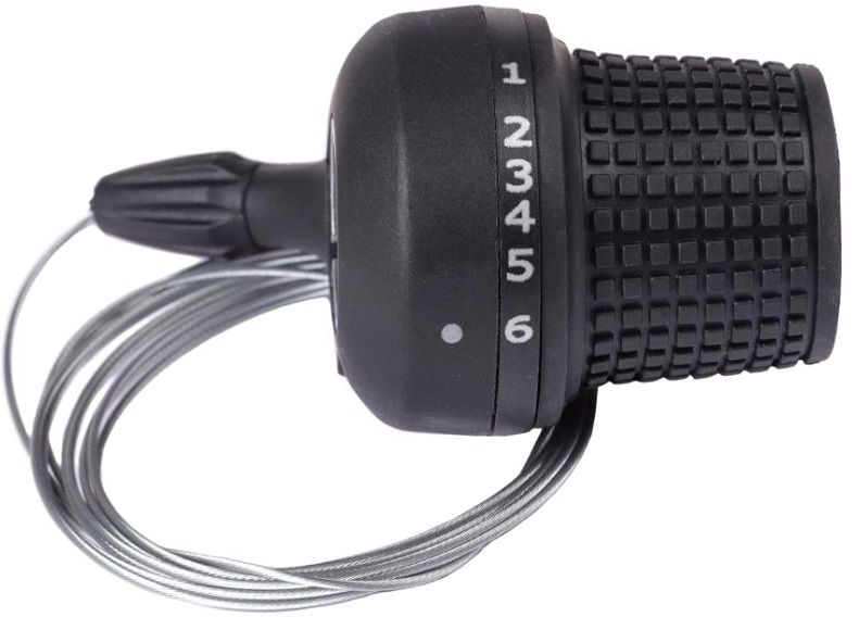 Шифтер SunRun SR-RS-M10-R6 Grip Shift 6 ск трос 2100 мм черный 703608 Шифтер SunRun SR-RS-M10-R6 Grip Shift 6 ск трос 2100 мм черный 703608