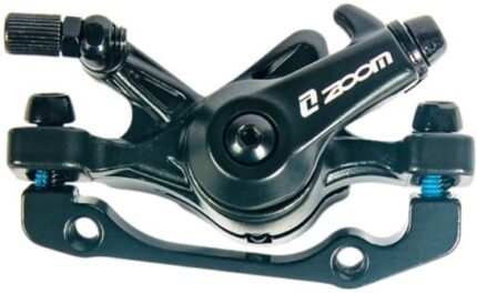 Калипер ZOOM DB-285 F160/R140 (адаптер+калипер+колодки+крепл) черный