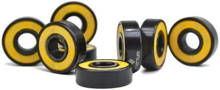 Подшипник самоката Abec-11 Stattum 608RS высокопрецизионный 22 х 8 х 7 мм закрытый желтый