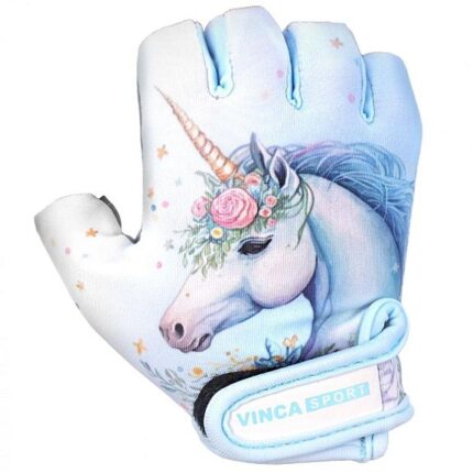 Перчатки вело к/п детские VG-804 Unicom (7XS) голубой