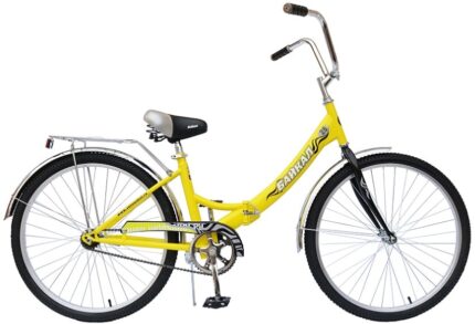 Велосипед складной 26" БАЙКАЛ 2603 15"(желтый) 16,7 кг (1ск)