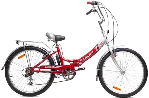 Велосипед складной 24" БАЙКАЛ АВТ-2412 14"(красный) 16,5 кг (6ск) Велосипед складной 24" БАЙКАЛ АВТ-2412 14"(красный) 16,5 кг (6ск)