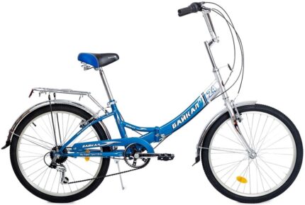 Велосипед складной 26" БАЙКАЛ АВТ-2612 15"(синий) 17,2 кг (6ск)