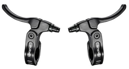 Ручки тормоза Radius UL-404HD Al 2 пальца BMX черный