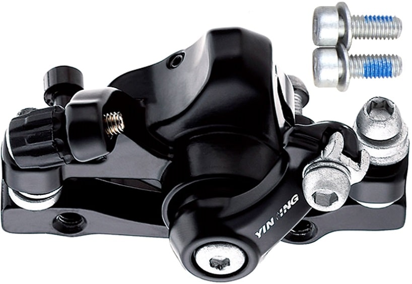 Калипер Yinxing YX-DB08 F160/R140 мм передний/задний черный 6495 Калипер Yinxing YX-DB08 F160/R140 мм передний/задний черный 6495