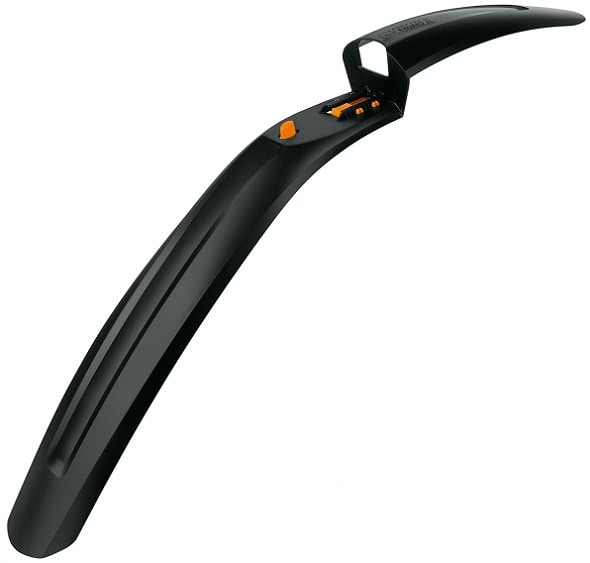 Крыло переднее 26-29" SKS Shockboard XL в трубу вилки пластик черный 0-11215 Крыло переднее 26-29" SKS Shockboard XL в трубу вилки пластик черный 0-11215
