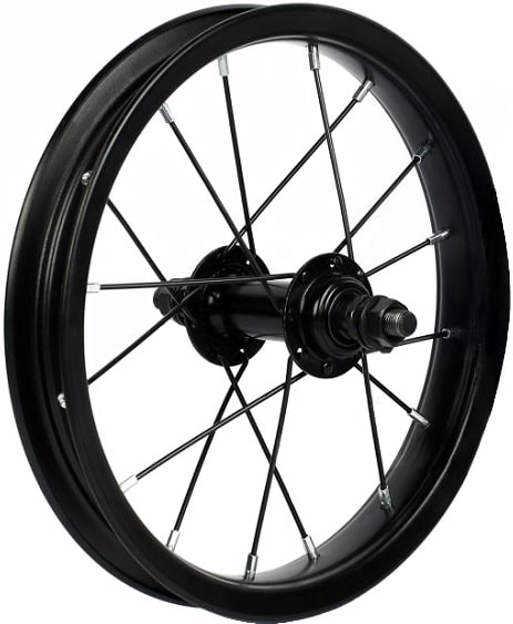 Колесо переднее 12" Fe/1 16H Veros втулка Fe (Shunfeng) черный Колесо переднее 12" Fe/1 16H Veros втулка Fe (Shunfeng) черный