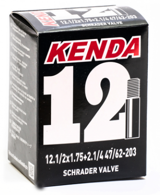 Камера 12  KENDA 12 x 1,75 - 2,125 (47/62-203)  A/V черный 5-511301