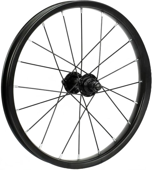 Колесо переднее 18" Al/1 20H VRS втулка Fe гайки черный Колесо переднее 18" Al/1 20H VRS втулка Fe гайки черный