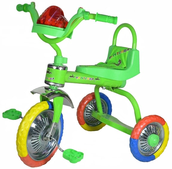 Велосипед детский 10" PANTERRA PN-1020 (зеленый) трехколесный Велосипед детский 10" PANTERRA PN-1020 (зеленый) трехколесный