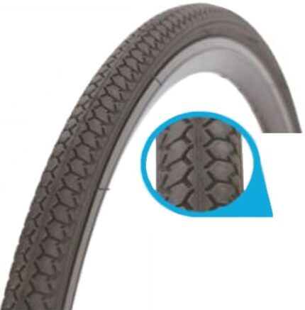 Покрышка 24  BAOLUN 24 x 1 3/8 (37-540) BL-717 низкий черный