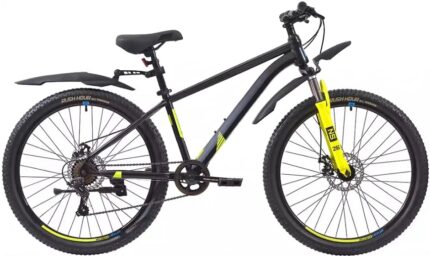 Велосипед горный 26" RUSH HOUR NX-605 disc 14"(черный) 16,2 кг(7ск)