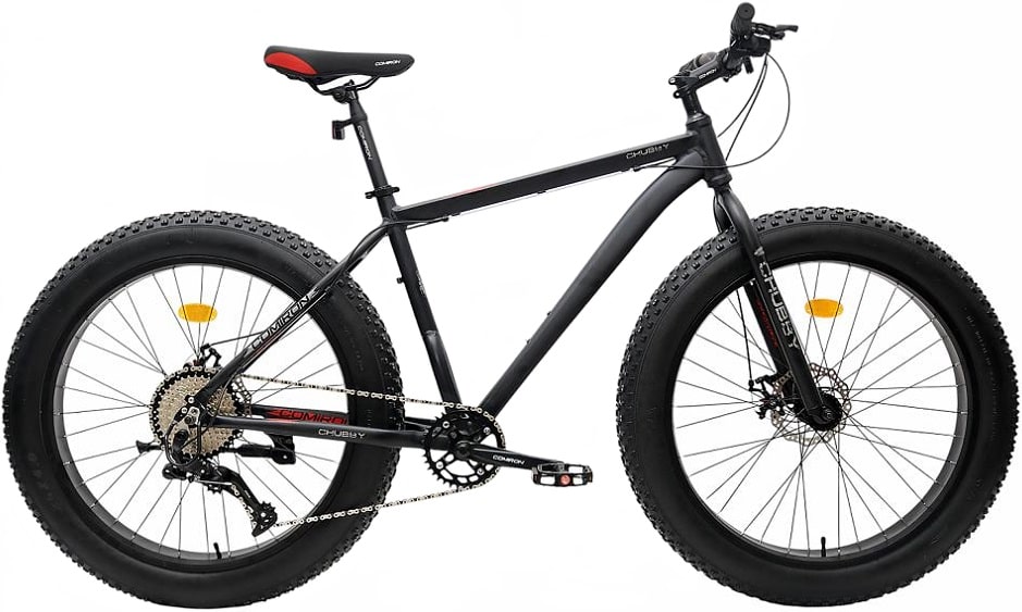 Велосипед фэтбайк 26" COMIRON Chubby-01 Al disc 17"(черный) 18,4 кг(10cк) 740068 Велосипед фэтбайк 26" COMIRON Chubby-01 Al disc 17"(черный) 18,4 кг(10cк) 740068