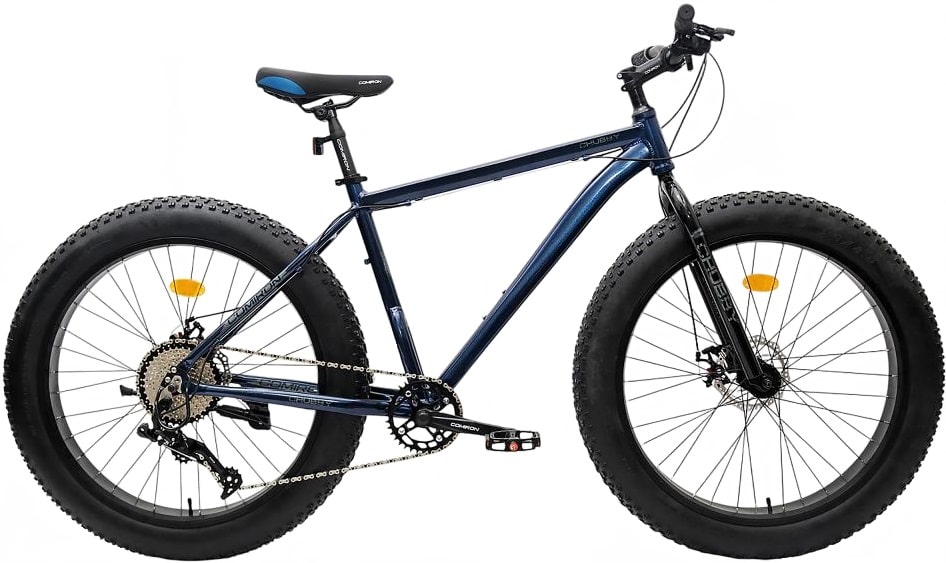 Велосипед фэтбайк 26" COMIRON Chubby-01 Al disc 19"(синий) 18,4 кг(10cк) 740074 Велосипед фэтбайк 26" COMIRON Chubby-01 Al disc 19"(синий) 18,4 кг(10cк) 740074