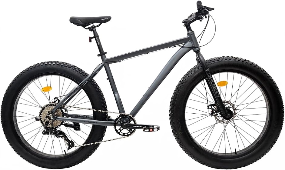 Велосипед фэтбайк 26" COMIRON Chubby-01 Al disc 21"(серый) 18,4 кг(10cк) 740079 Велосипед фэтбайк 26" COMIRON Chubby-01 Al disc 21"(серый) 18,4 кг(10cк) 740079