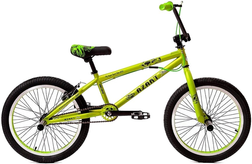 Велосипед BMX 20" AZART Force ABD-2019 20" (зеленый) 14,9 кг Велосипед BMX 20" AZART Force ABD-2019 20" (зеленый) 14,9 кг