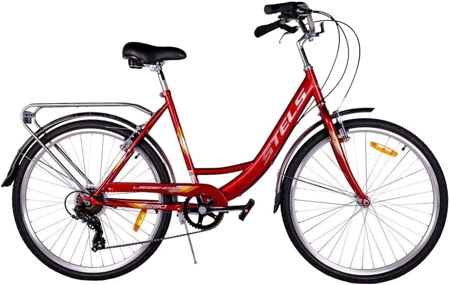 Велосипед дорожный 26" STELS Legenda 290 V Z010 Lady 19"(красный) 16,2 кг(7ск) Велосипед дорожный 26" STELS Legenda 290 V Z010 Lady 19"(красный) 16,2 кг(7ск)