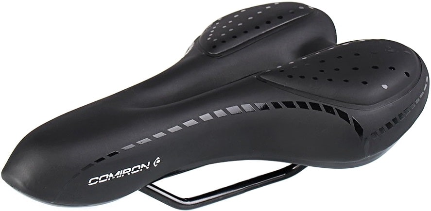 Седло вело Comiron MIR M-017 280 x 155 мм эластомер гель вентиляция черный 686368 Седло вело Comiron MIR M-017 280 x 155 мм эластомер гель вентиляция черный 686368