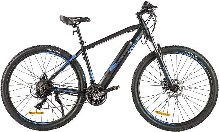 Электровелосипед 29" ELTRECO Ultro Max 350W/36V/12Ah (черный/синий) 22,3 кг(21ск) Электровелосипед 29" ELTRECO Ultro Max 350W/36V/12Ah (черный/синий) 22,3 кг(21ск)