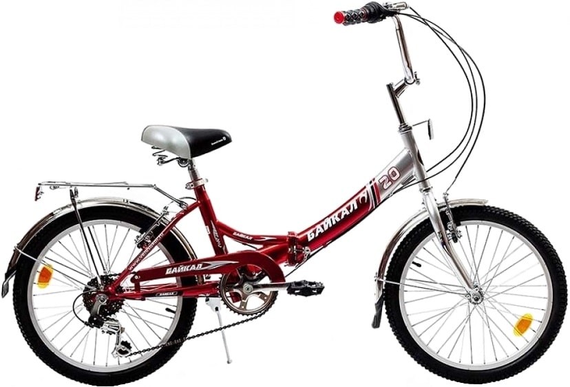 Велосипед складной 20" БАЙКАЛ АВТ-2012 13"(красный) 15 кг (6ск) Велосипед складной 20" БАЙКАЛ АВТ-2012 13"(красный) 15 кг (6ск)