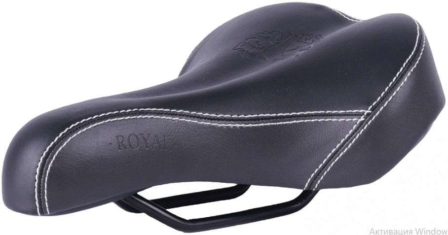 Седло вело VS-8291 Royal 250 х 180 мм комфорт черный Седло вело VS-8291 Royal 250 х 180 мм комфорт черный