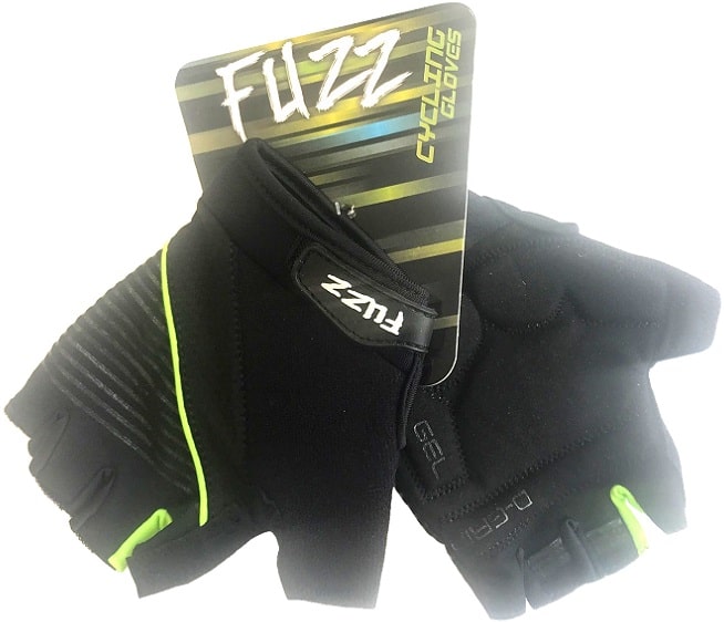 Перчатки вело к/п FUZZ Gel Comfort (S) лайкра/D-grip гель черный/зленый 08-202352 Перчатки вело к/п FUZZ Gel Comfort (S) лайкра/D-grip гель черный/зленый 08-202352