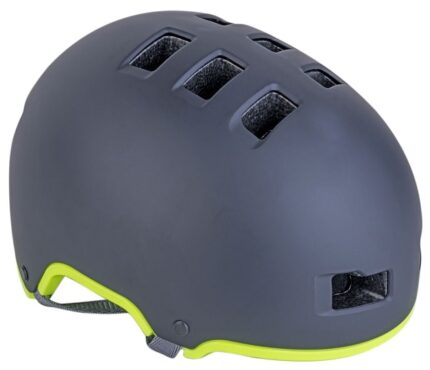 Шлем AUTHOR BMX/Freestyle Lunx X9 Hard Shell 10 отв (59-61) см черный/лайм 8-9110421