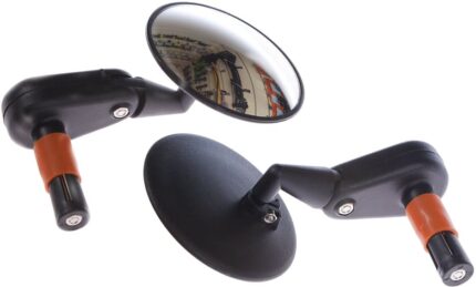 Зеркало Wei Jia Mirror DX-2002B левое круг 75 мм сферическое в руль черный 1210