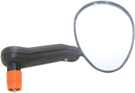 Зеркало Wei Jia Mirror DX-222L левое элипс 110 х 80 мм плоское в руль черный 2407