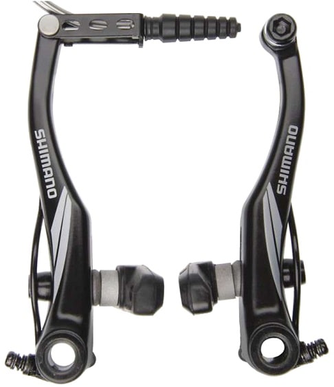 Тормоз Shimano Asera BL-422L Al 107 мм колодки S65T черный Тормоз Shimano Asera BL-422L Al 107 мм колодки S65T черный