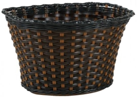 Корзина на руль детская HL-BS02-10 пластик 20 х14 х13 см черный/коричневый Корзина на руль детская HL-BS02-10 пластик 20 х14 х13 см черный/коричневый