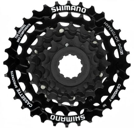 Кассета 7 звезд Shimano HG-200 HG/UG цепей 12-32T черный 2-5049
