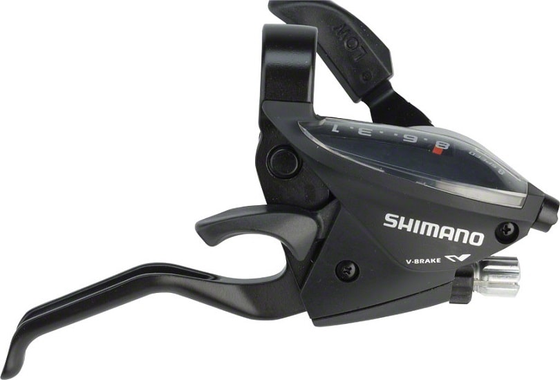 Шифтер/тормоз Shimano Tourney ST-EF500 8 ск трос 2050 мм черный Шифтер/тормоз Shimano Tourney ST-EF500 8 ск трос 2050 мм черный
