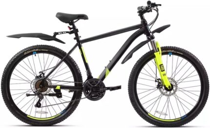 Велосипед горный 26" RUSH HOUR NX-615 disc 14"(черный) 16,8 кг (21ск)
