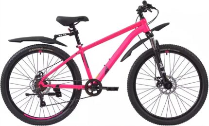 Велосипед горный 26" RUSH HOUR NX-605 disc 14"(розовый) 16,2 кг(7ск)
