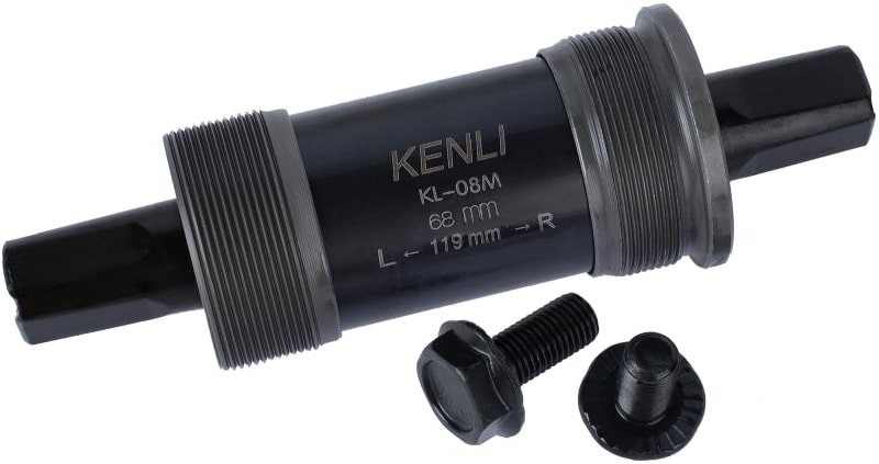 Каретка картридж Kenli KL-08A 68/119 мм стальные чашки черный Каретка картридж Kenli KL-08A 68/119 мм стальные чашки черный