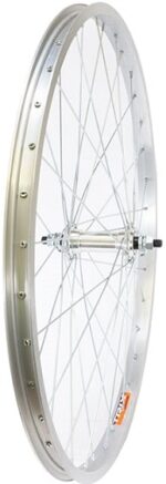 Колесо переднее 26" Al/1 36H Veros втулка Fe гайки серебро