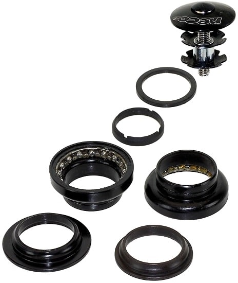 Колонка рулевая Neco H-846 1-1/8" сталь п/катр 28.6/34/30 мм черный 5-390302 Колонка рулевая Neco H-846 1-1/8" сталь п/катр 28.6/34/30 мм черный 5-390302
