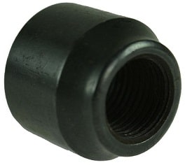 Конусная гайка TI-627C оси Cr-Mo под резьбу 3/8" без пыльника черный 6-603