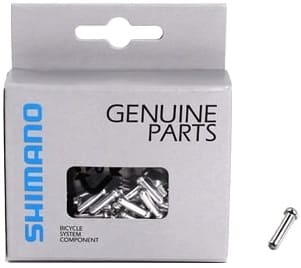 Наконечник тросика Shimano тормоза серебро Н