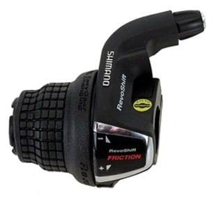 Шифтер Shimano Tourney RS35L 3 ск (Friction) Revoshift трос 1800 мм черный